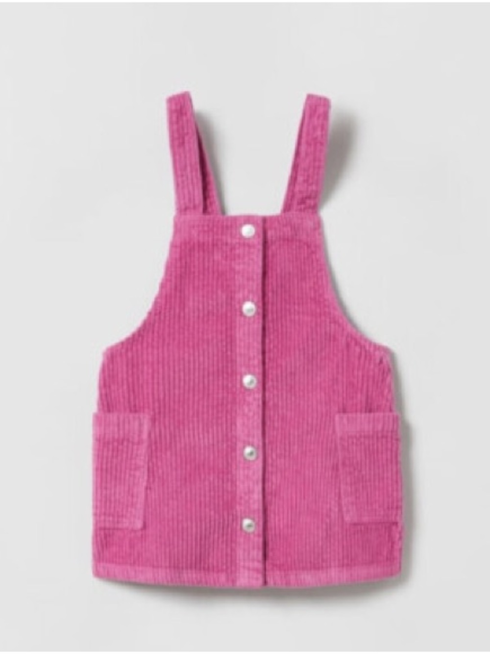 Zara pink Corduroy Pinafore Dress for girls Pre_Owned size 12-18M